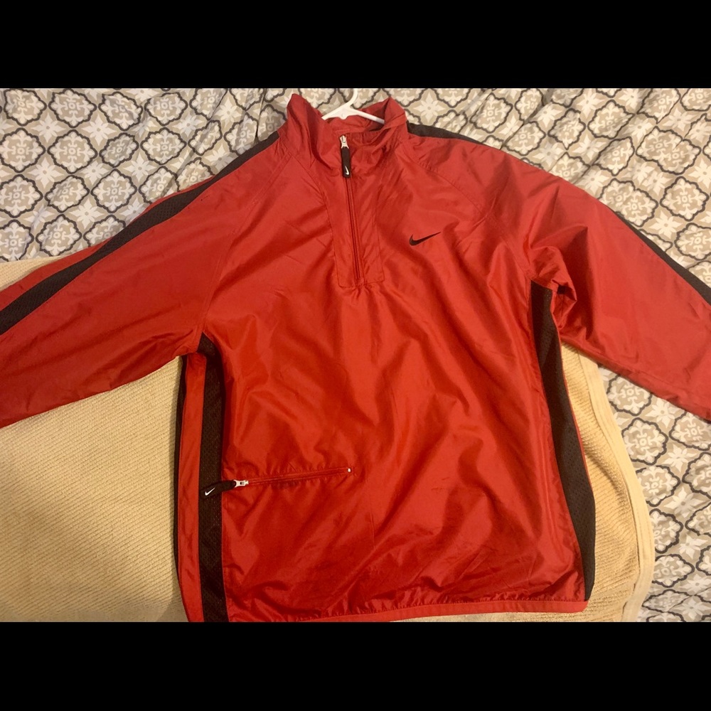 Nike half zip windbreaker